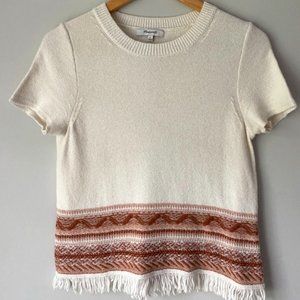 MADEWELL Fringed Medina Sweater Tee